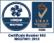 Image of ISOQAR Logo and UKAS Symbol